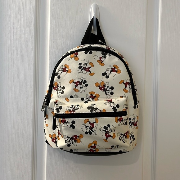 Disney Handbags - 🆕 Disney Mickey Mouse Classic Mini Backpack Adjustable Straps